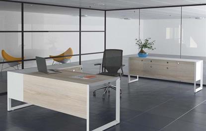 میز اداری پایه فلزی